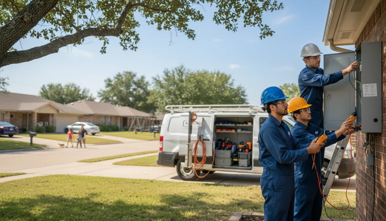 Certified electrician providing emergency electrical services in Mccoll, SC